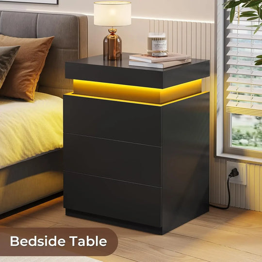 2 Sets LED Nightstands