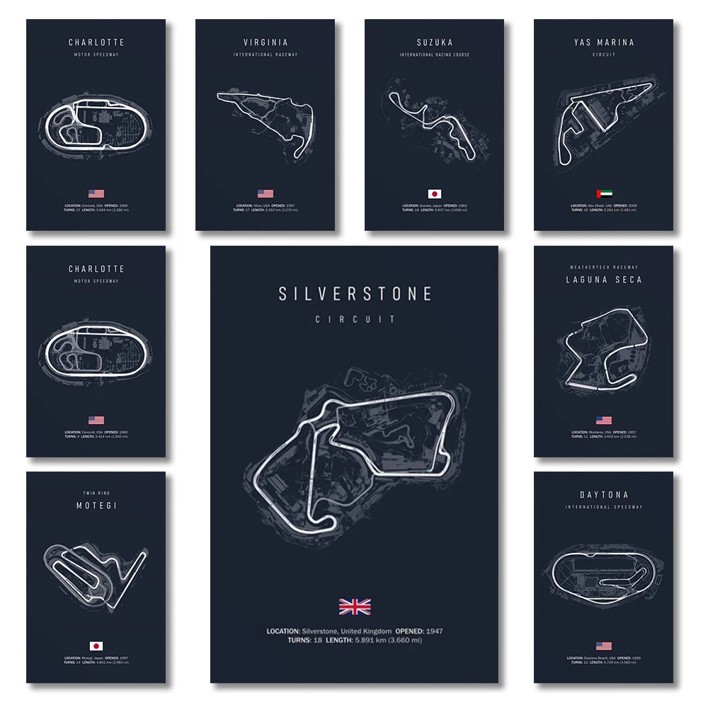 Formula 1 Track Circuit Canva