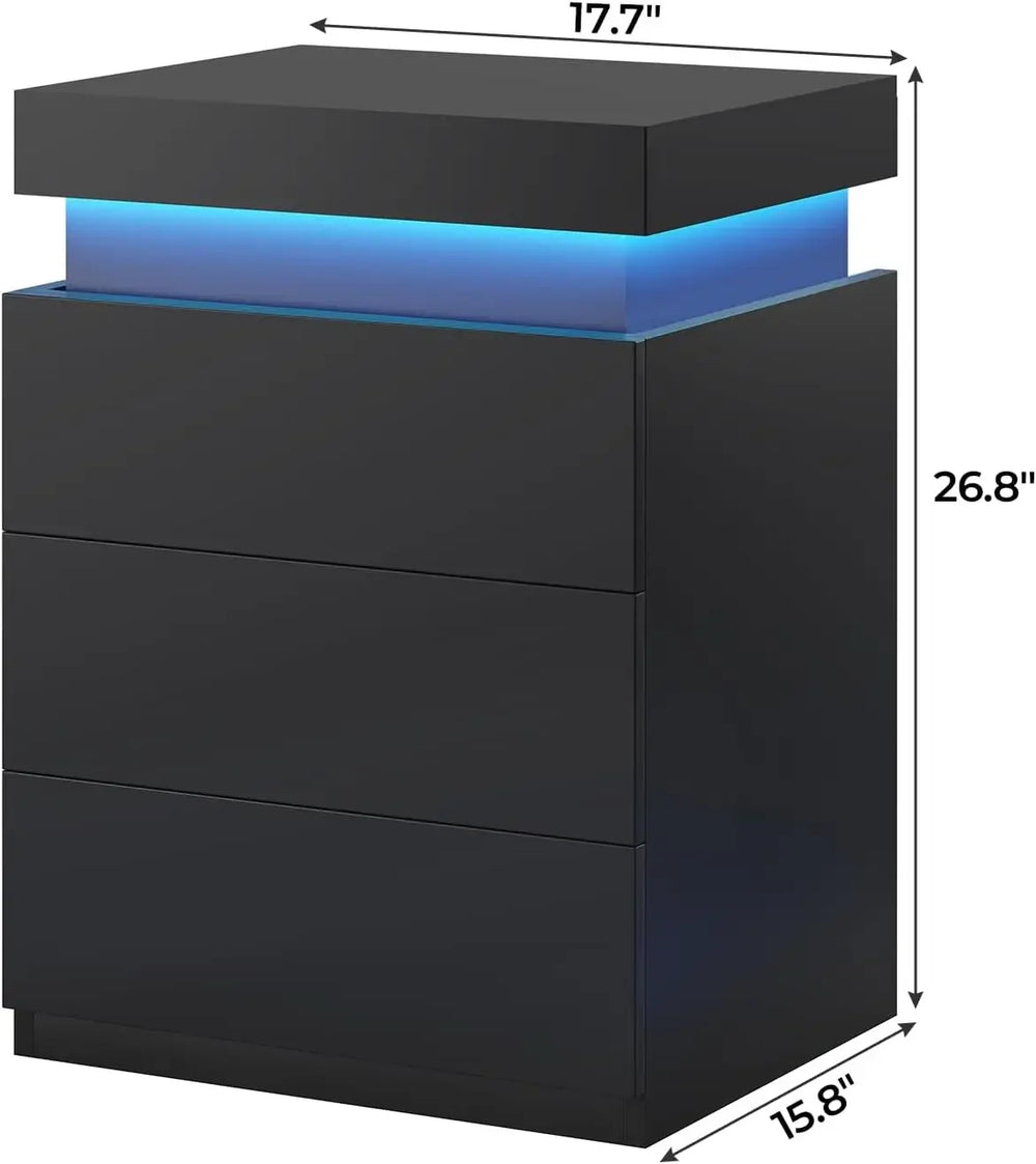 2 Sets LED Nightstands