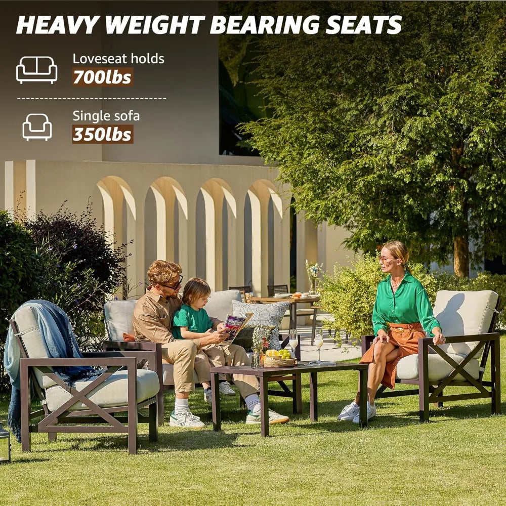 4-Piece Outdoor Patio Furniture Set