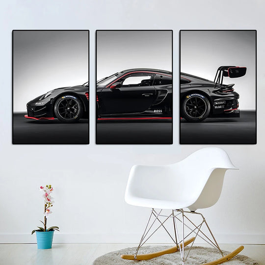 3Pcs Gt3rs Poster