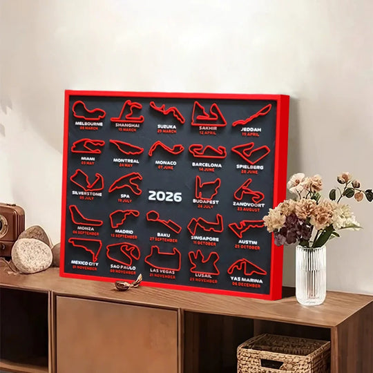 2026 F1 Racing Map