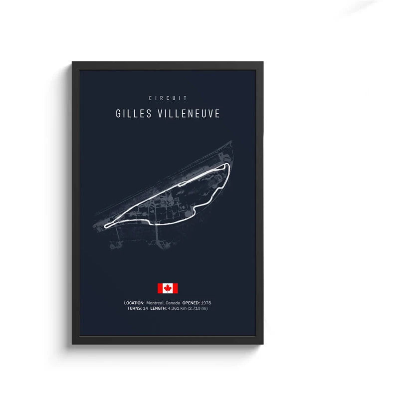 Formula 1 Track Circuit Canva