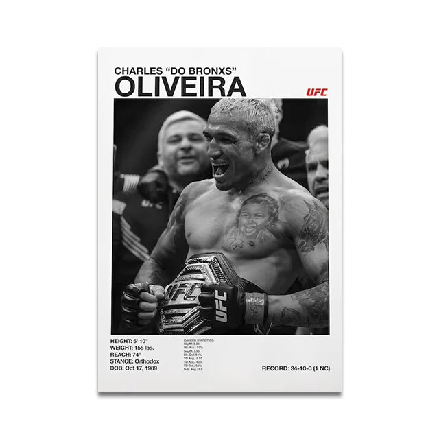 UFC fighters poster
