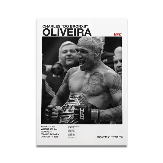 UFC fighters poster