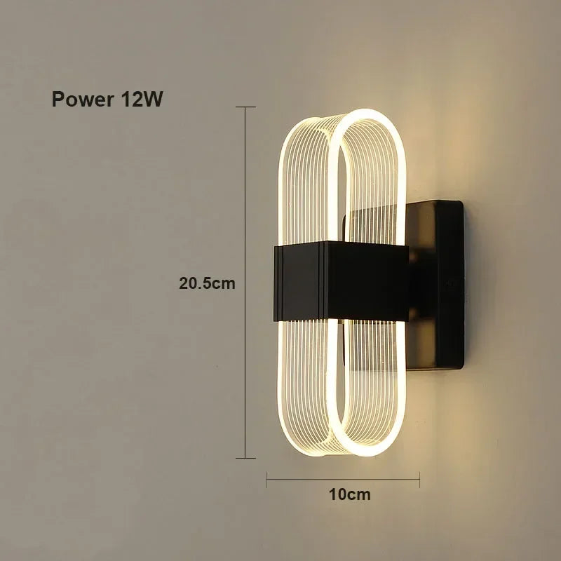 Nordic Modern Creative LED Bedroom