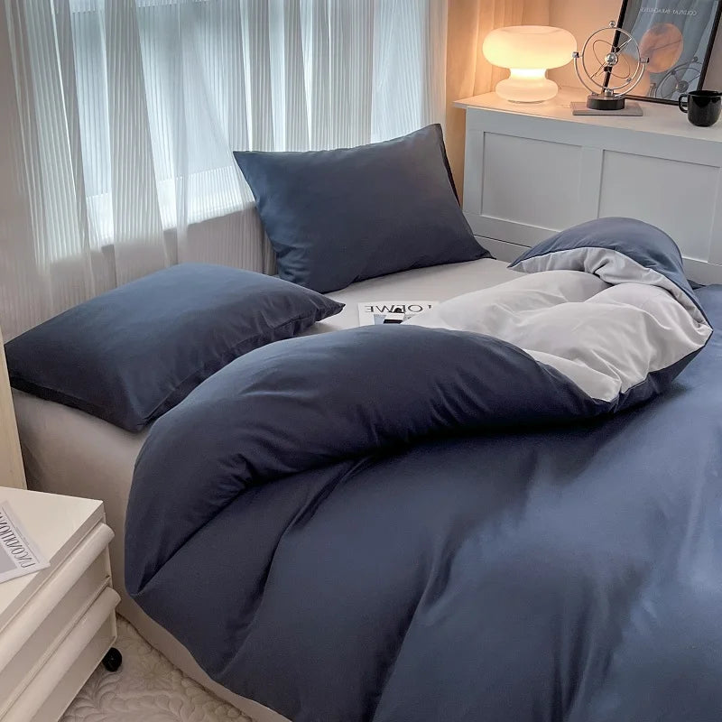 Ultra-Soft 2-Side Brushed Bedding Set – Sheet, Duvet Cover & Pillowcases (All Sizes)