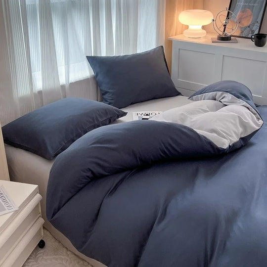 Ultra-Soft 2-Side Brushed Bedding Set – Sheet, Duvet Cover & Pillowcases (All Sizes)