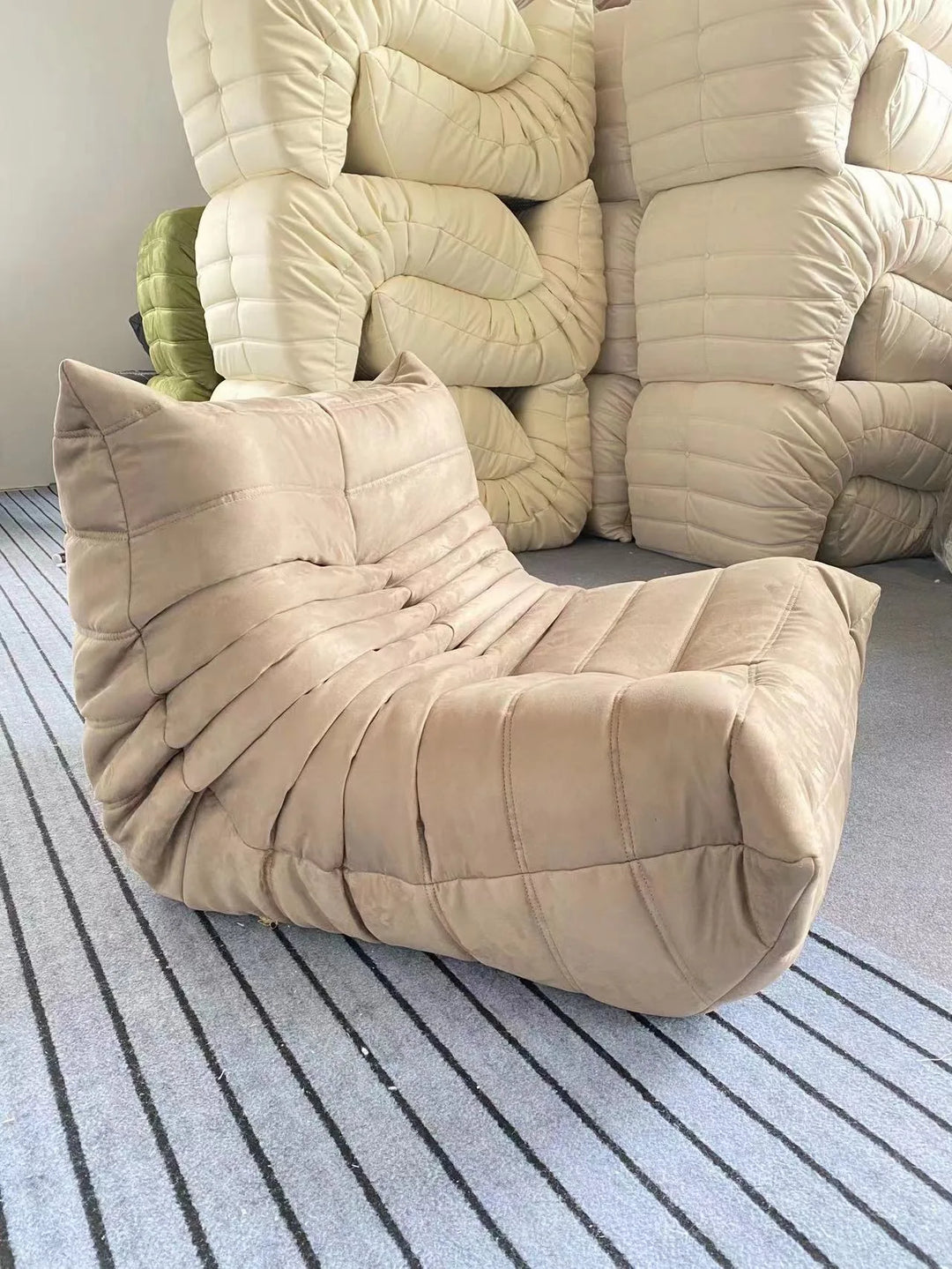 Caterpillar Lazy Single Sofa Chair