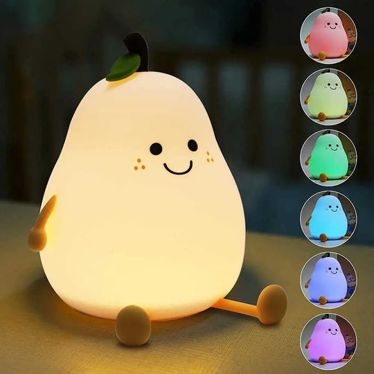 Cute Night Light for Kids Pear