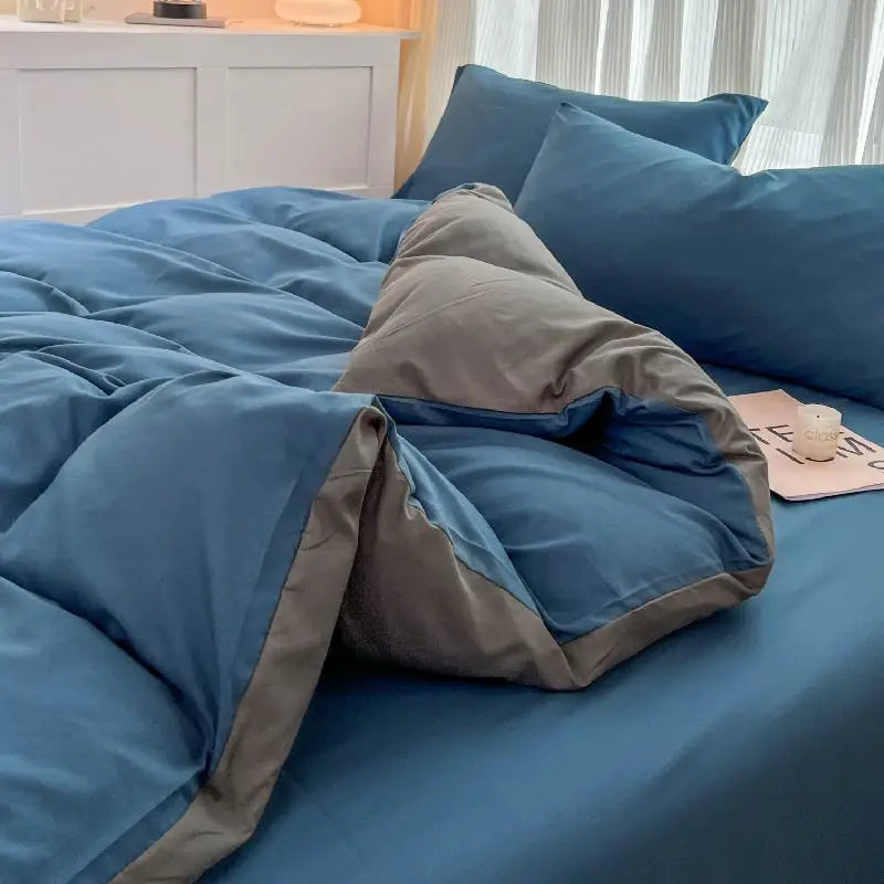 Ultra-Soft 2-Side Brushed Bedding Set – Sheet, Duvet Cover & Pillowcases (All Sizes)