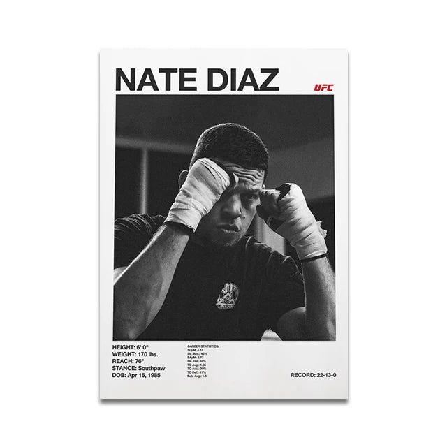 UFC fighters poster
