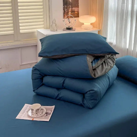 Ultra-Soft 2-Side Brushed Bedding Set – Sheet, Duvet Cover & Pillowcases (All Sizes)