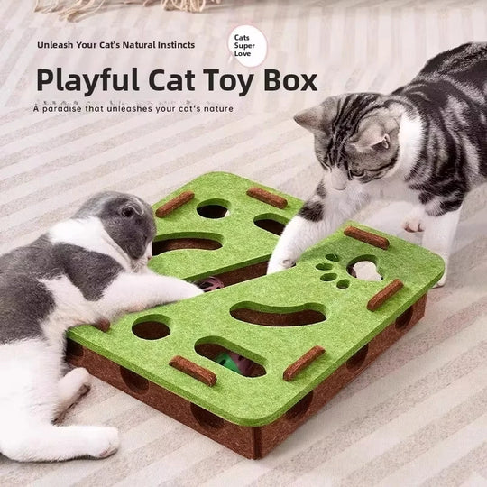 Interactive Cat Puzzle Toy 🐾