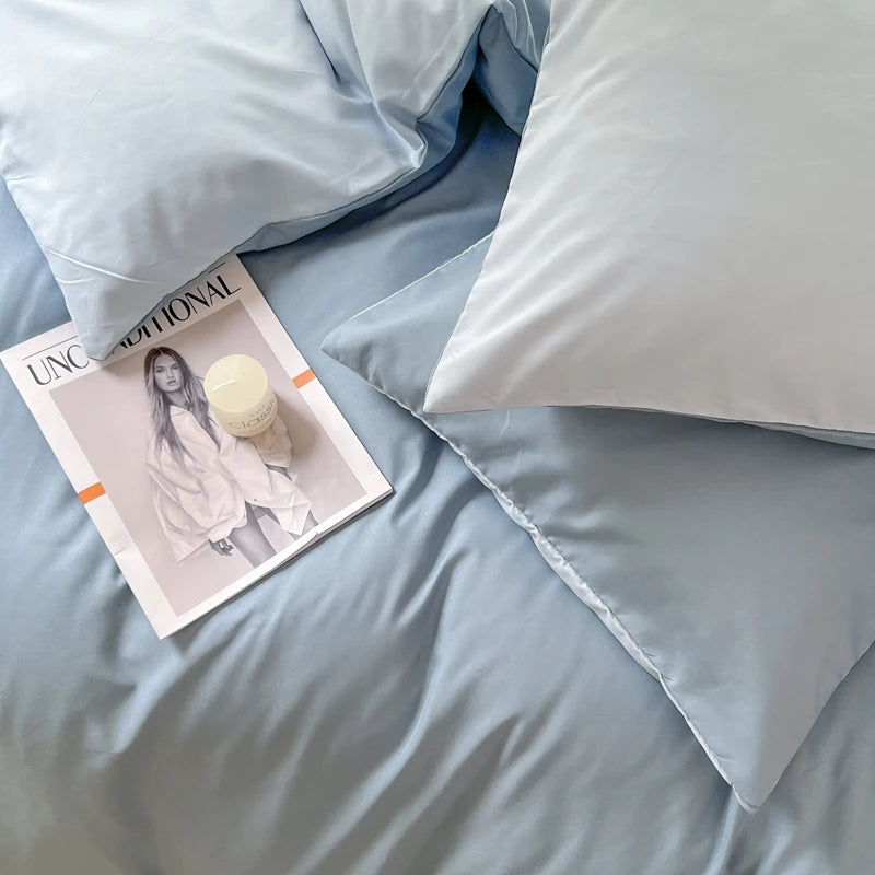 Ultra-Soft 2-Side Brushed Bedding Set – Sheet, Duvet Cover & Pillowcases (All Sizes)