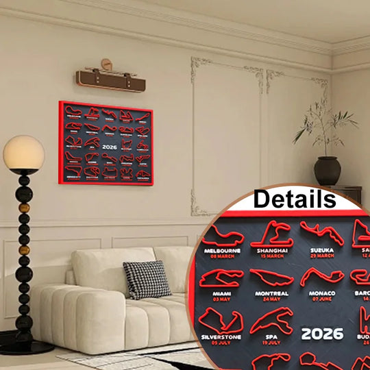 2026 F1 Racing Map