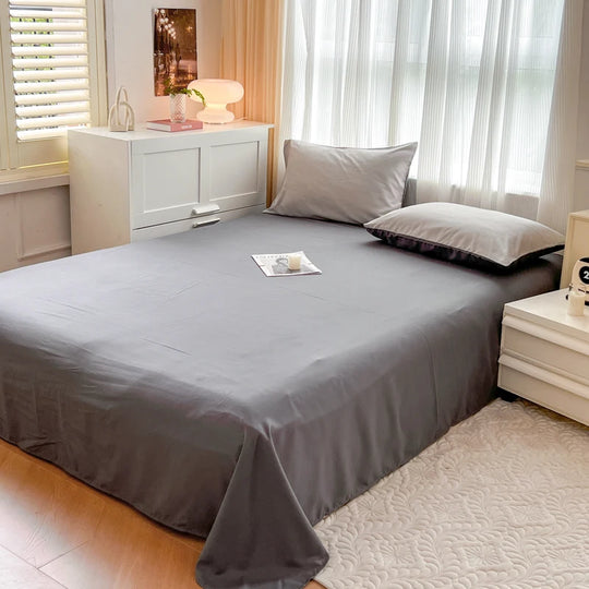 Ultra-Soft 2-Side Brushed Bedding Set – Sheet, Duvet Cover & Pillowcases (All Sizes)