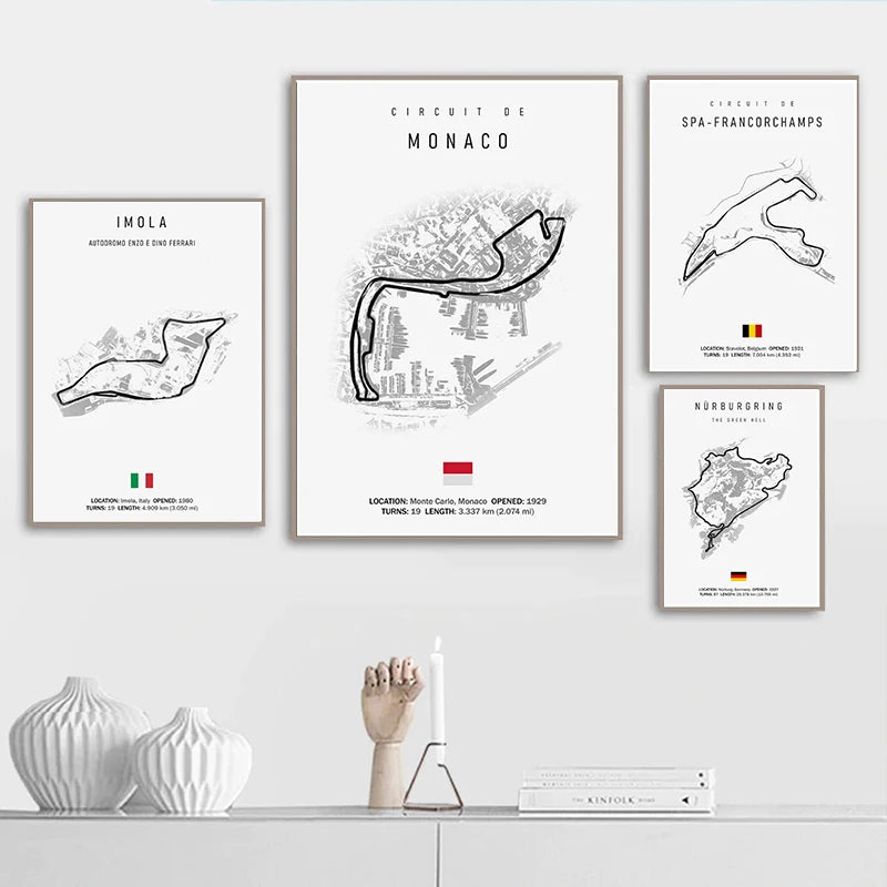 Formula 1 Track Circuit Canva