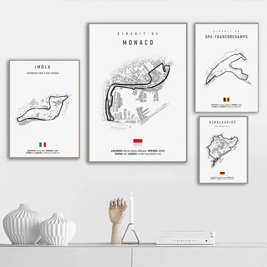 Formula 1 Track Circuit Canva