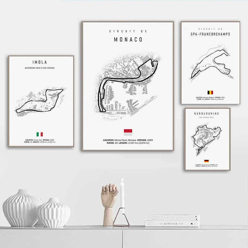 Formula 1 Track Circuit Canva