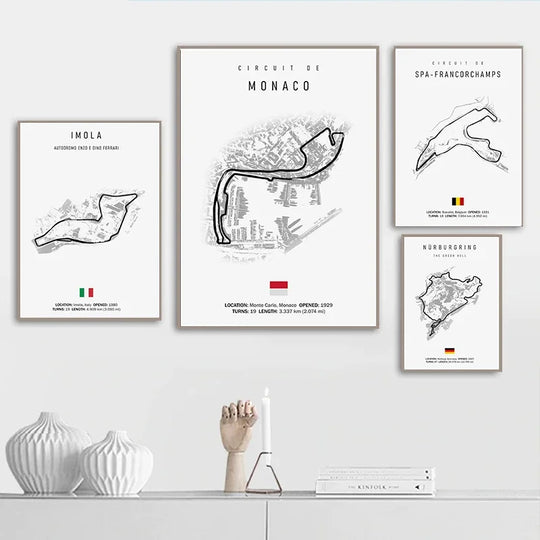 Formula 1 Track Circuit Canva