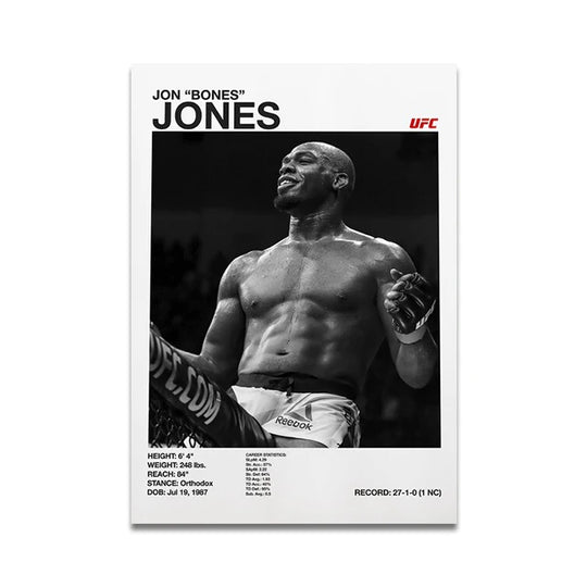 UFC fighters poster