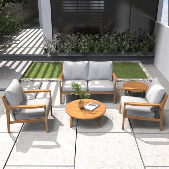 5 pieces Outdoor Acacia Wood Furniture Set