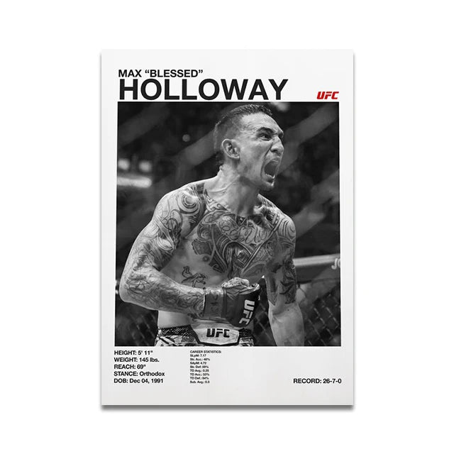 UFC fighters poster