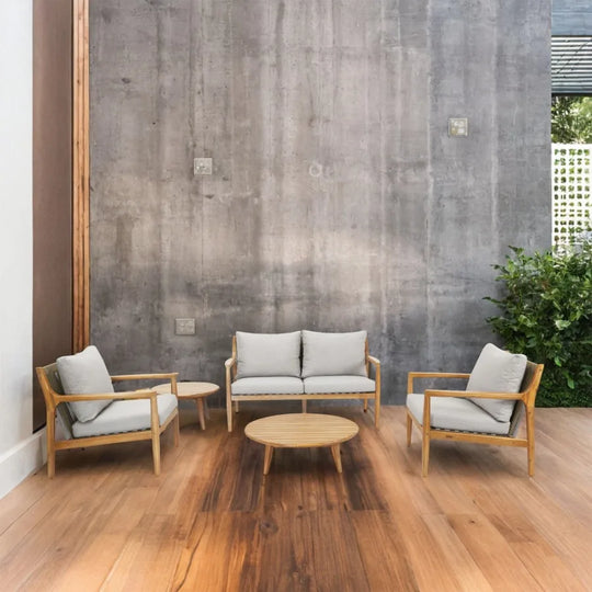 5 pieces Outdoor Acacia Wood Furniture Set