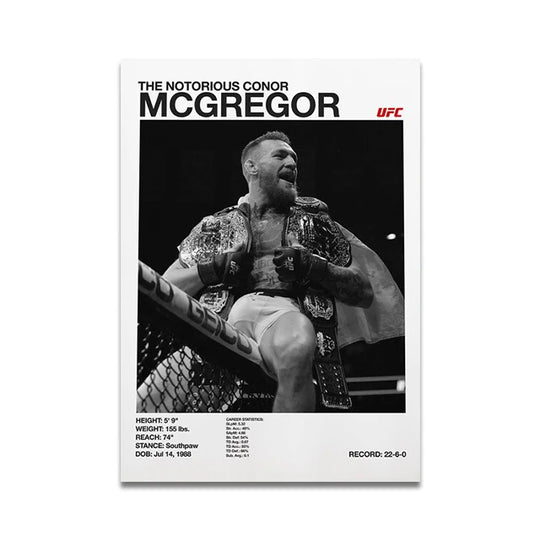 UFC fighters poster