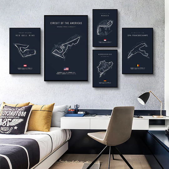 Formula 1 Track Circuit Canva