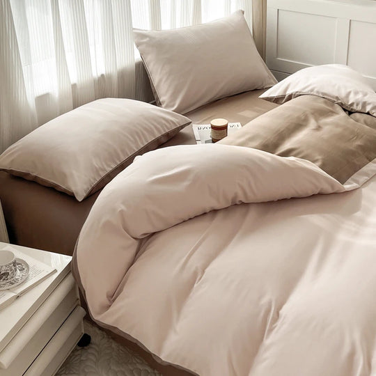 Ultra-Soft 2-Side Brushed Bedding Set – Sheet, Duvet Cover & Pillowcases (All Sizes)