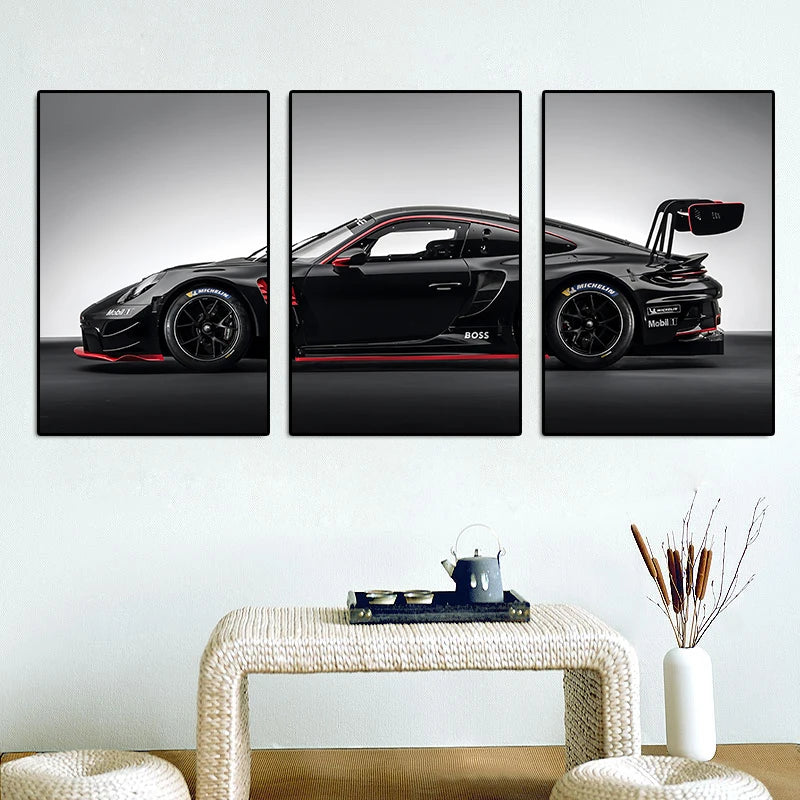 3Pcs Gt3rs Poster