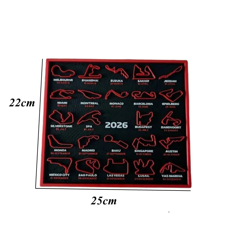 2026 F1 Racing Map