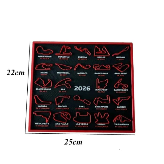 2026 F1 Racing Map