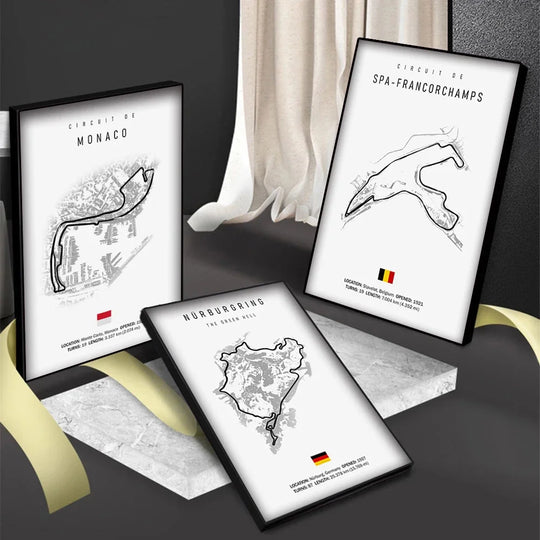 Formula 1 Track Circuit Canva