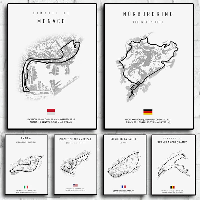 Formula 1 Track Circuit Canva