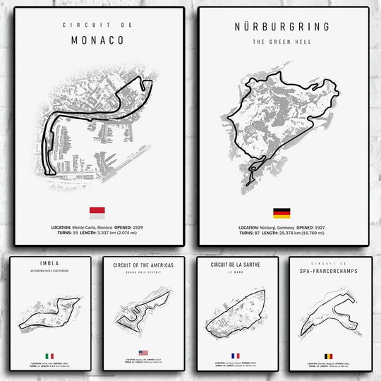 Formula 1 Track Circuit Canva