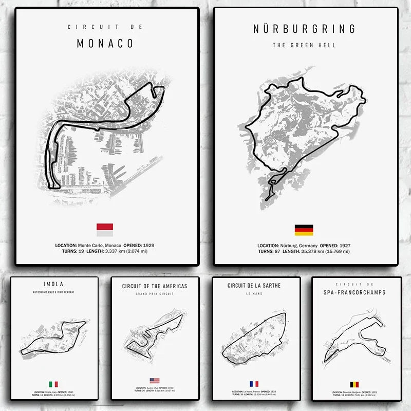 Formula 1 Track Circuit Canva