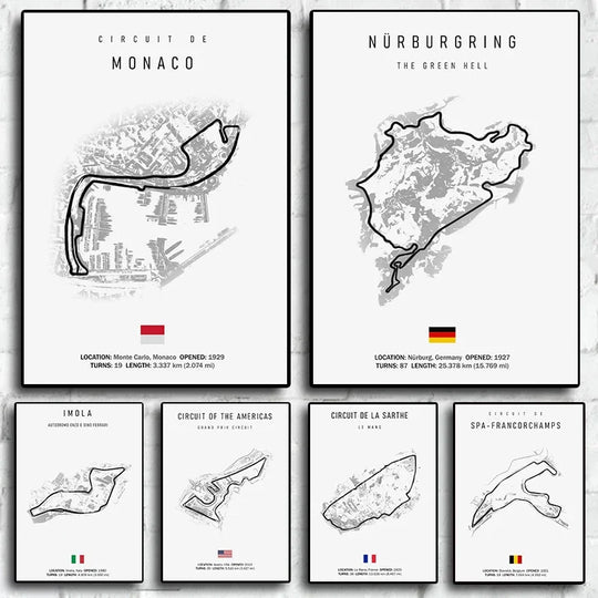 Formula 1 Track Circuit Canva