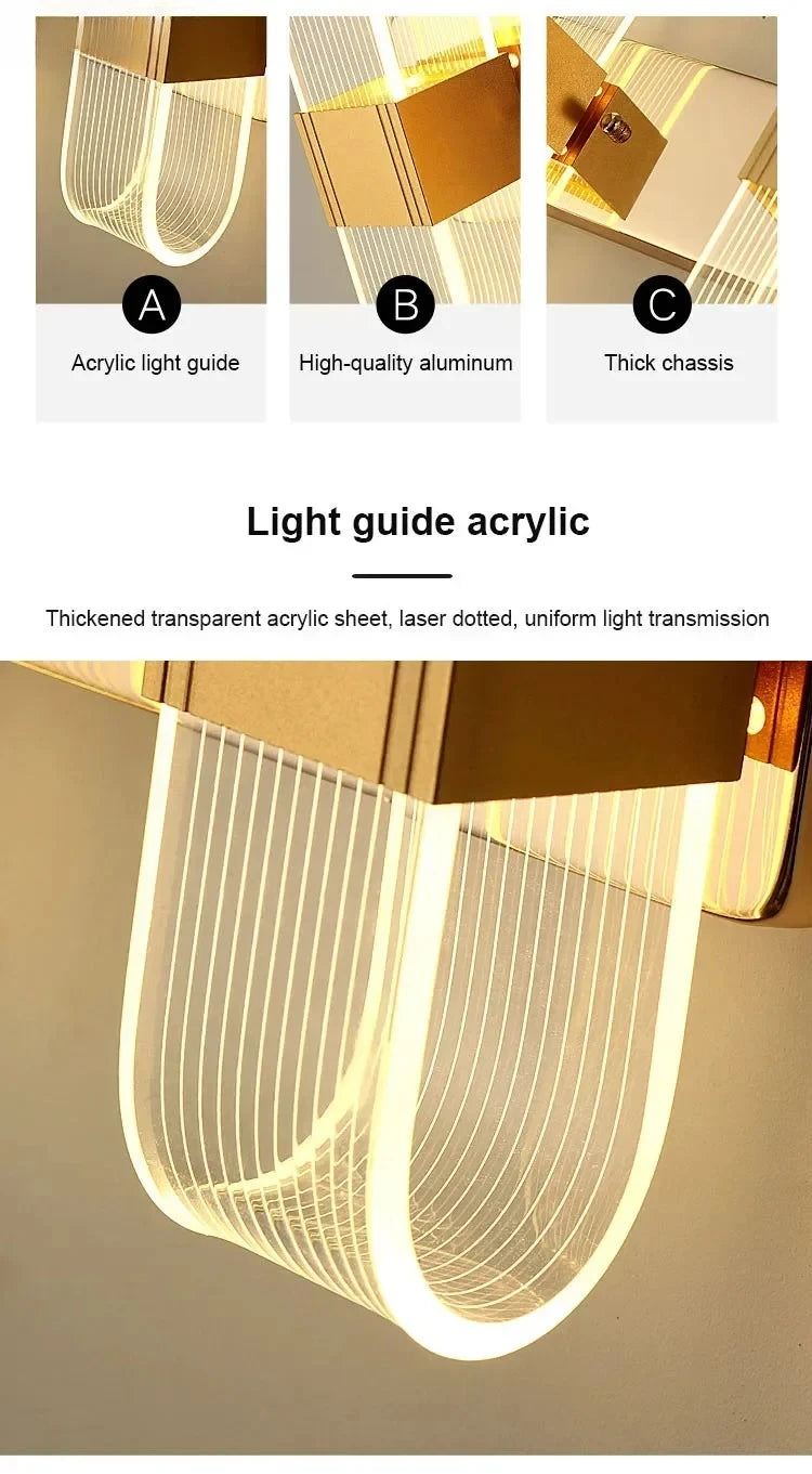 Nordic Modern Creative LED Bedroom