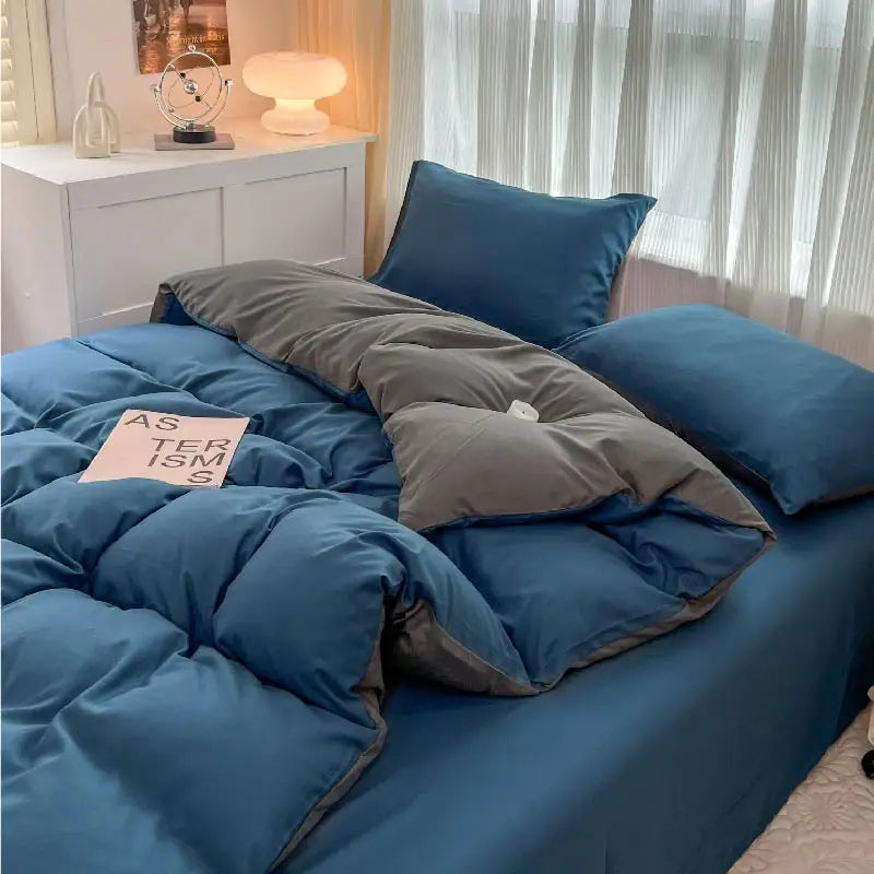 Ultra-Soft 2-Side Brushed Bedding Set – Sheet, Duvet Cover & Pillowcases (All Sizes)