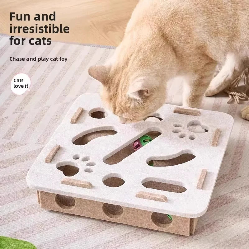 Interactive Cat Puzzle Toy 🐾