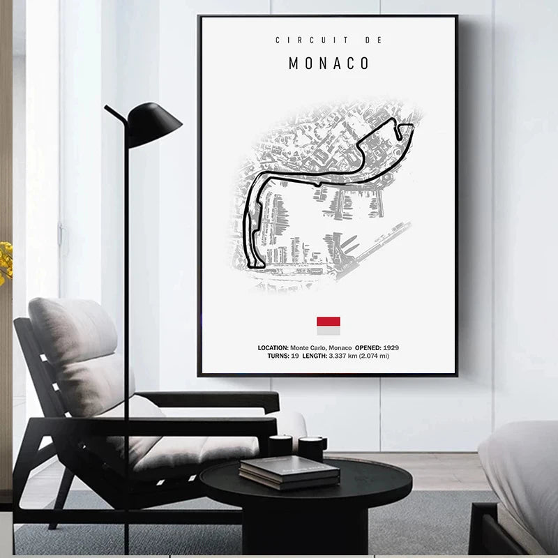 Formula 1 Track Circuit Canva
