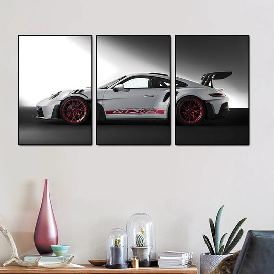 3Pcs Gt3rs Poster